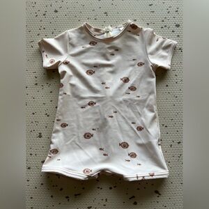 Rylee + Cru Shorty One Piece in Fish Size 6-12 months